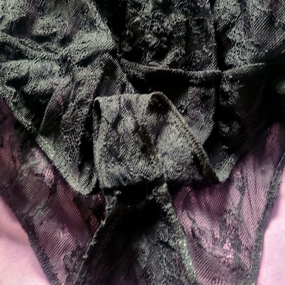 New Zara lace Teddy Black bodysuit sz small - Picture 3 of 5